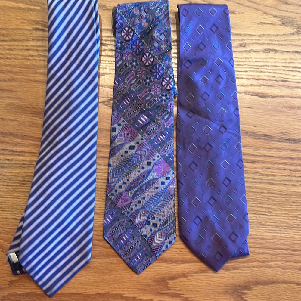 Vintage designer neckties mens
